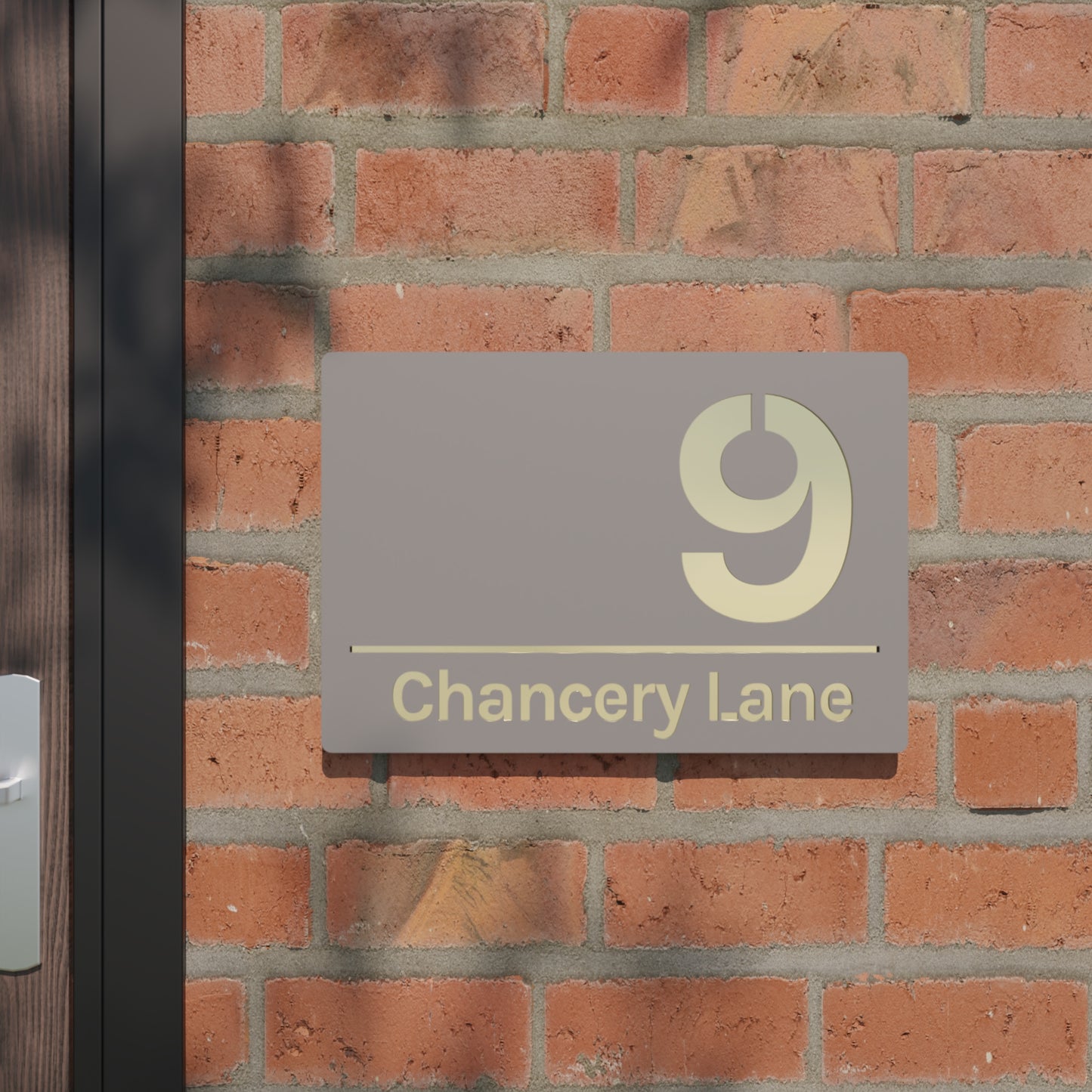 Milan - Acrylic House sign