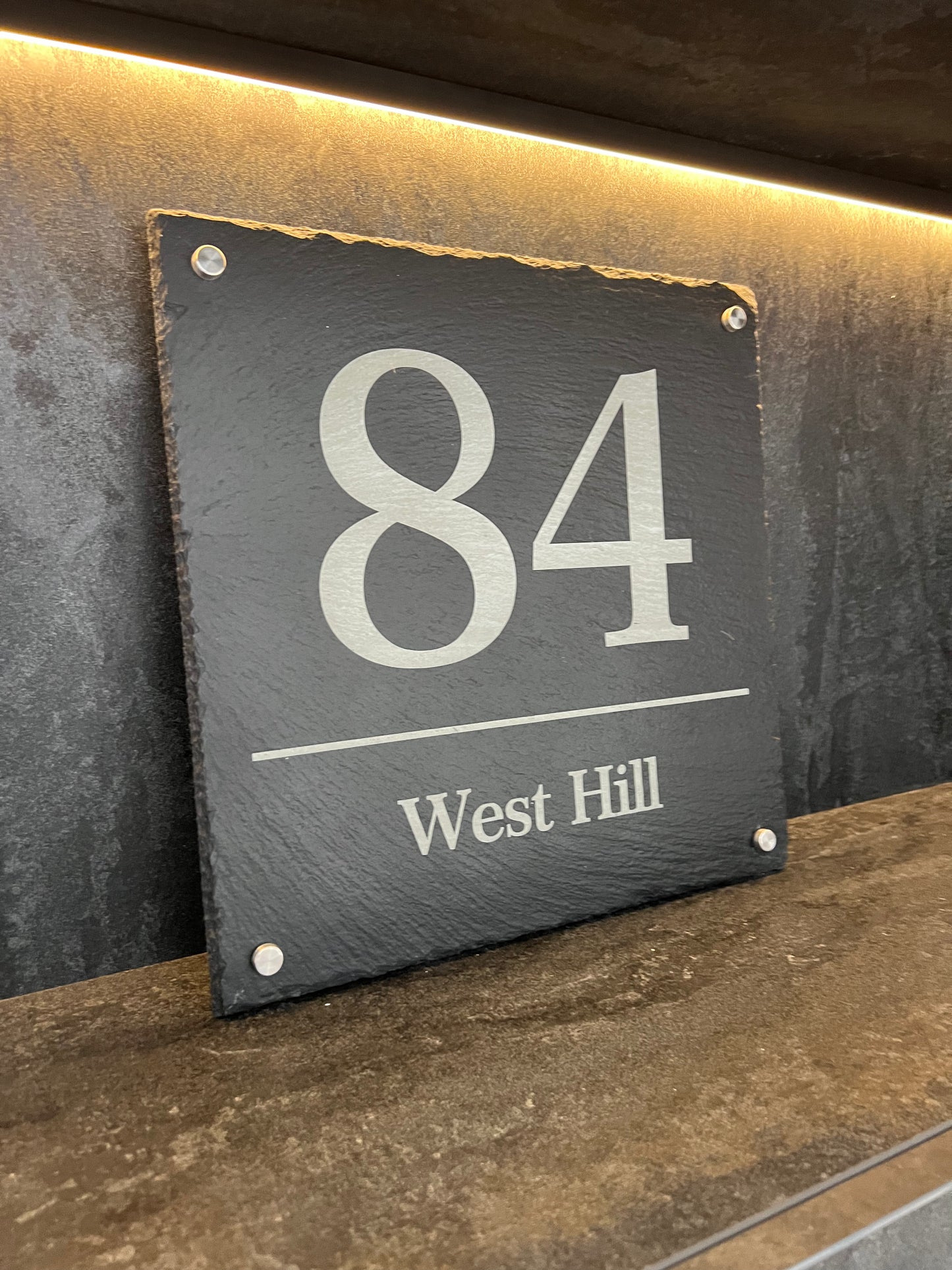 Keswick - Engraved Slate House Sign