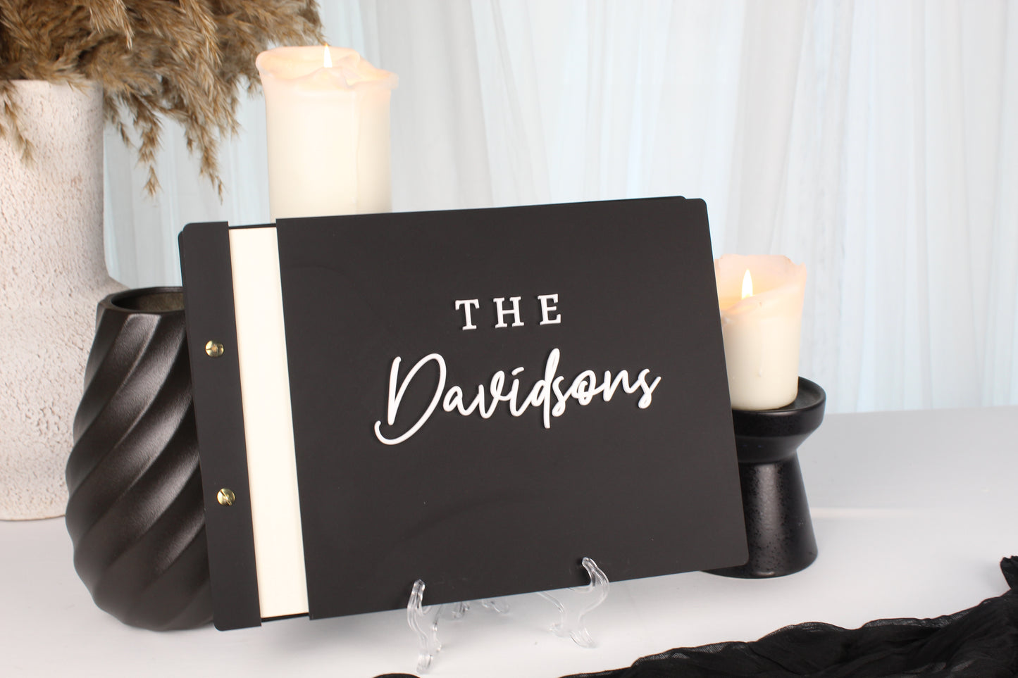 Signing Station Package: Wedding Guestbook With Sign & Pen