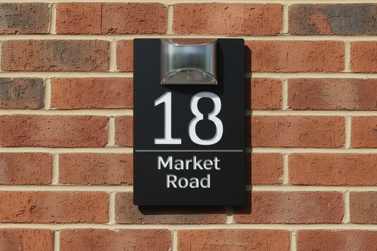 Rome - Acrylic Solar House sign