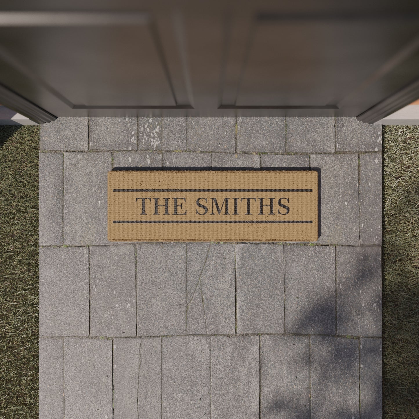 Design 1 - Narrow - Personalised Coir Doormat