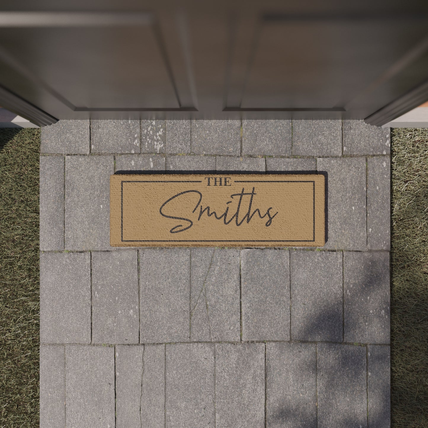 Design 5- Narrow - Personalised Coir Doormat