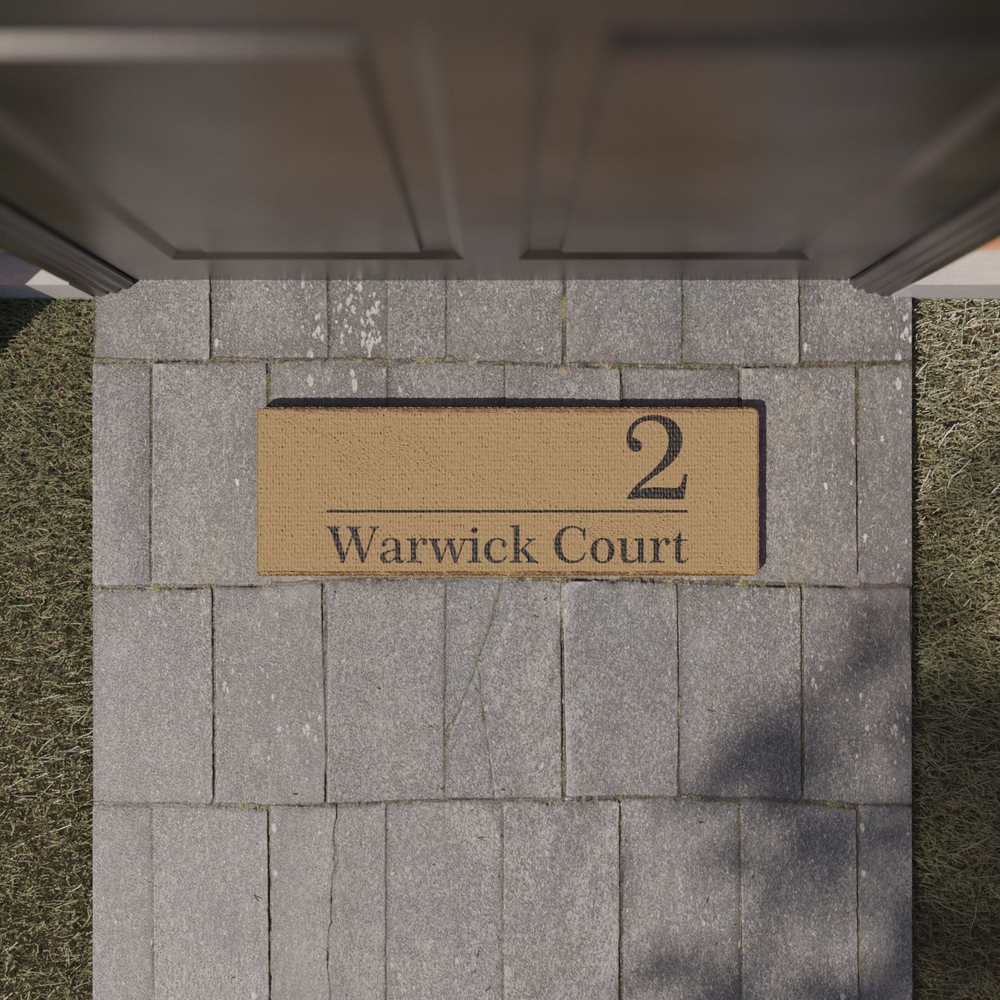 Design 7 - Narrow - Personalised Coir Doormat