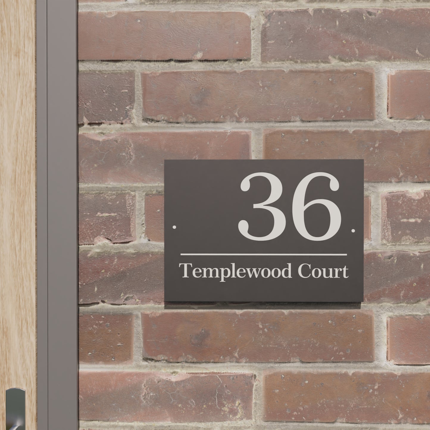Windermere - Engraved Slate House Sign