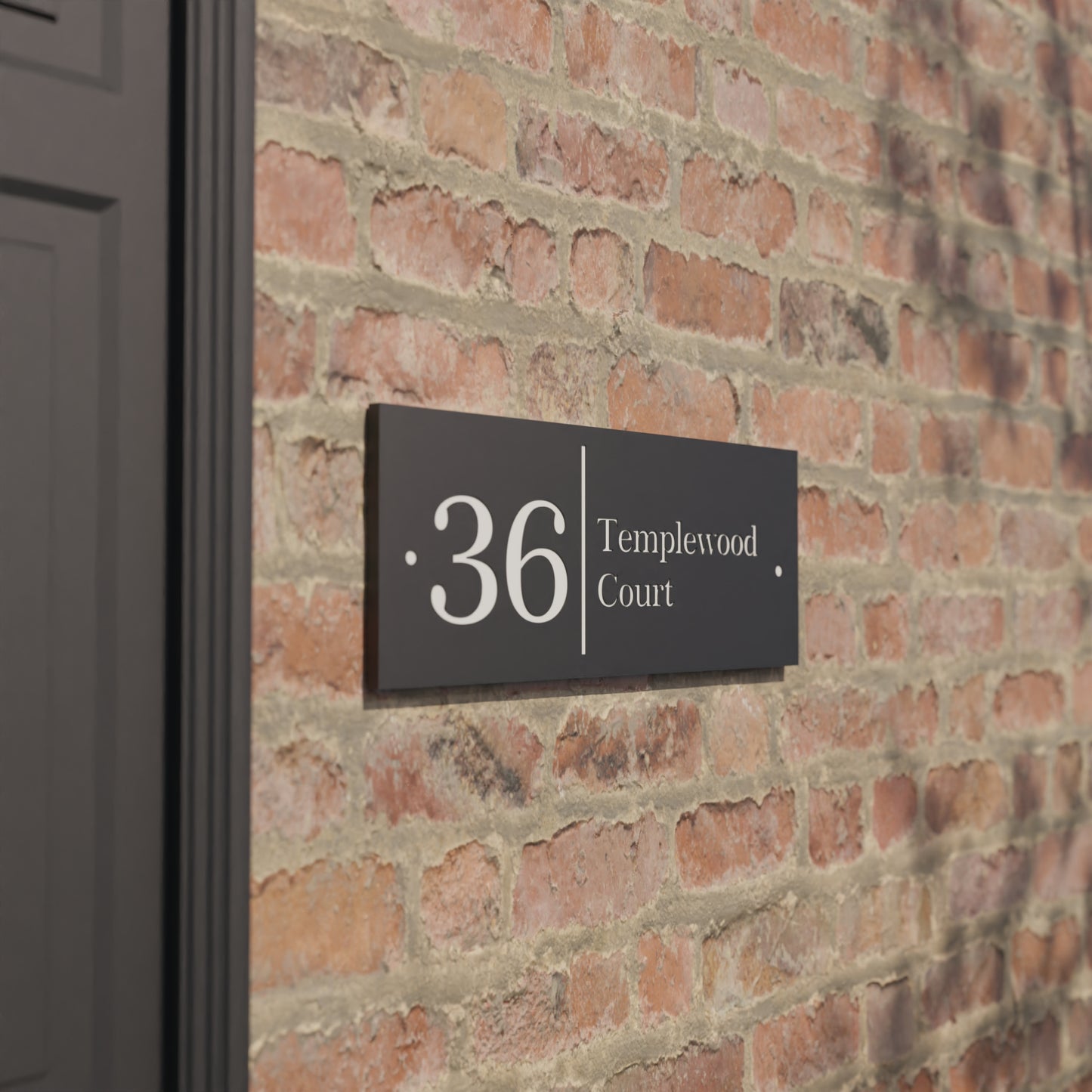 Sherwood - Engraved Slate House Sign
