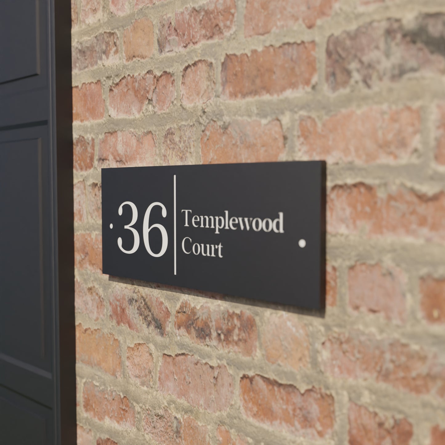 Sherwood - Engraved Slate House Sign