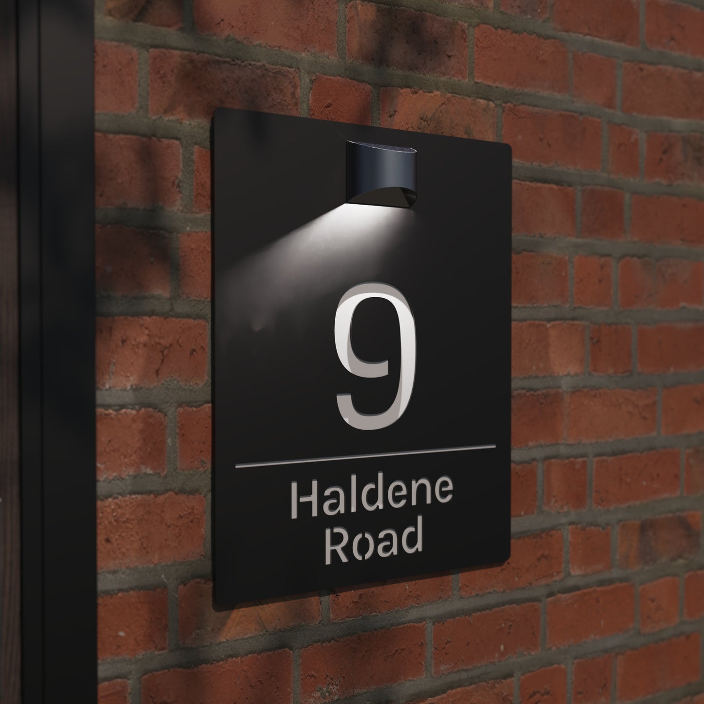 Rome - Acrylic Solar House sign