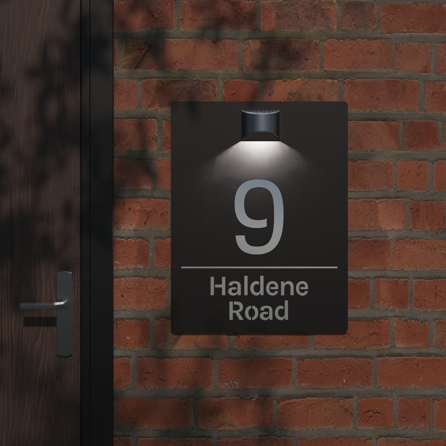 Rome - Acrylic Solar House sign