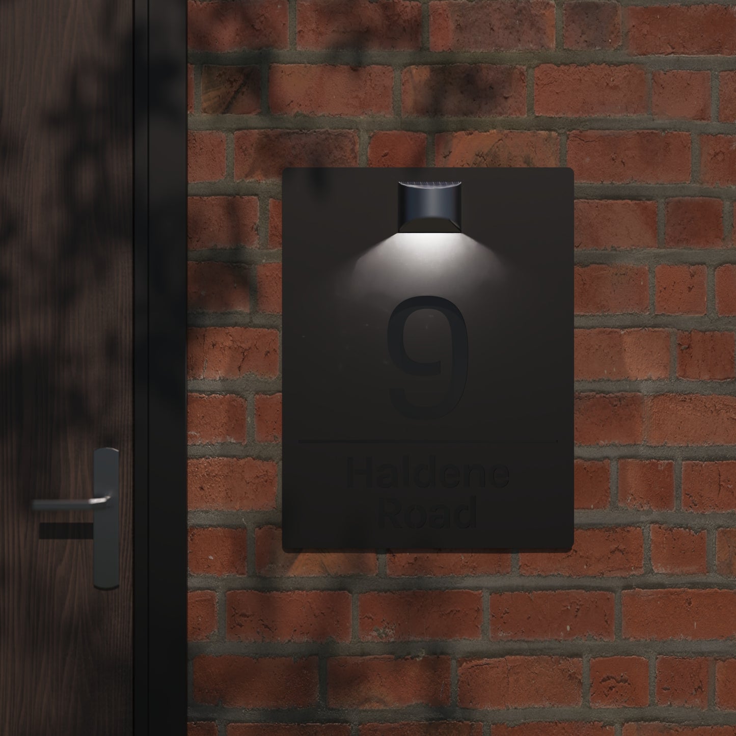 Rome - Acrylic Solar House sign