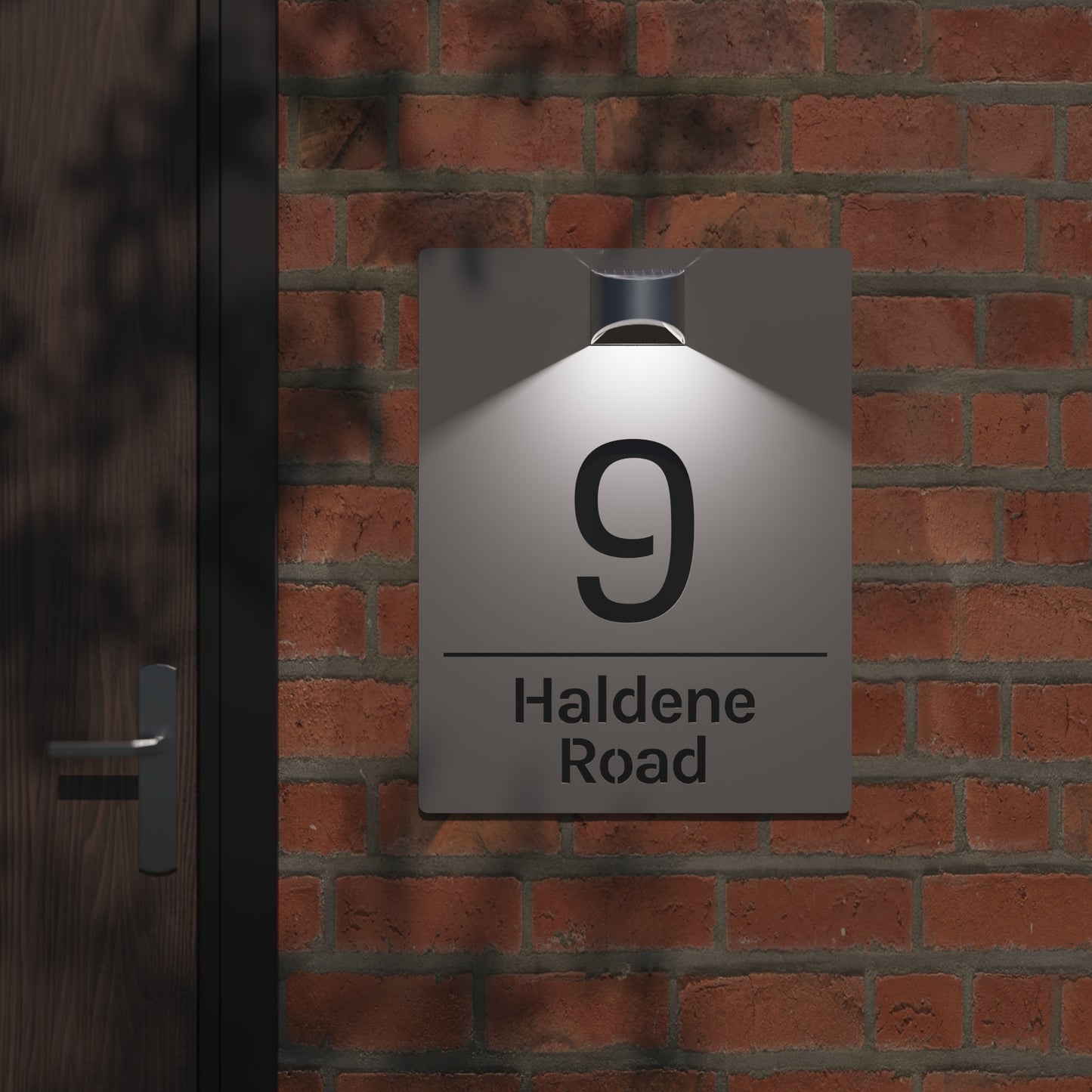 Rome - Acrylic Solar House sign