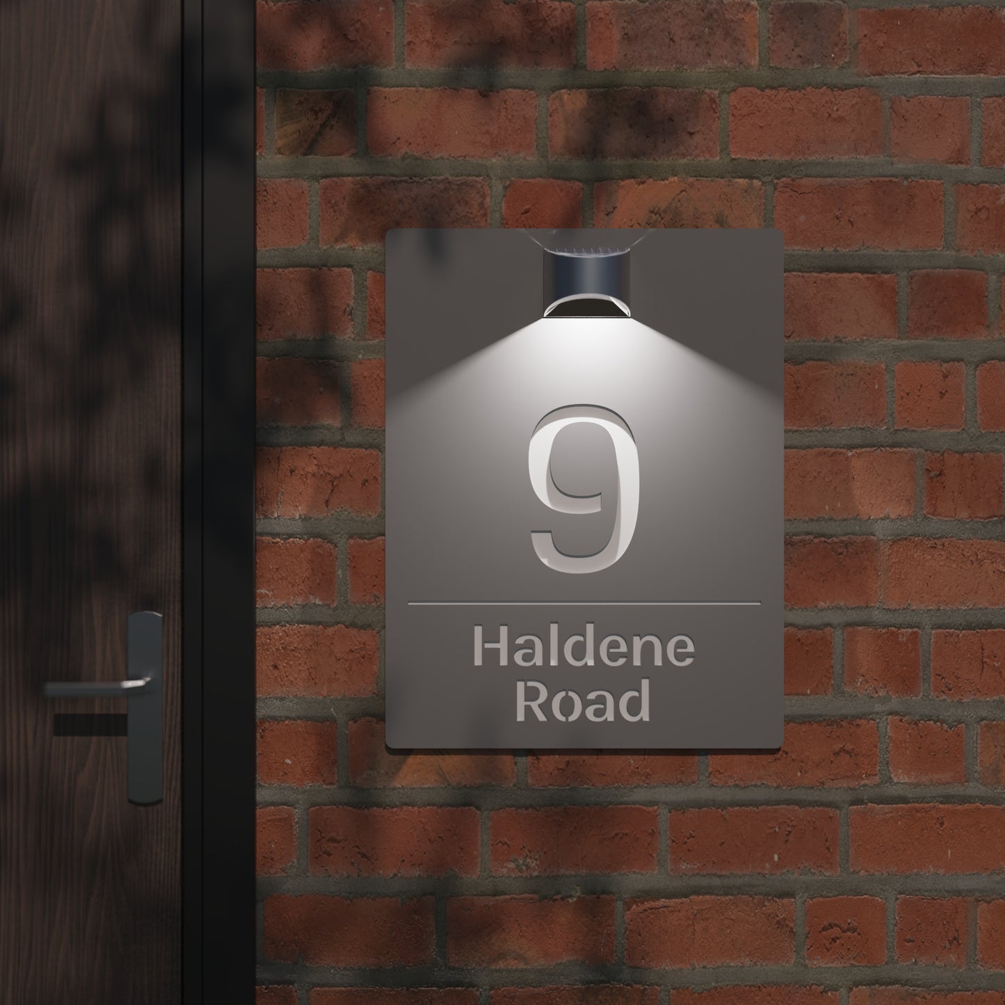 Rome - Acrylic Solar House sign