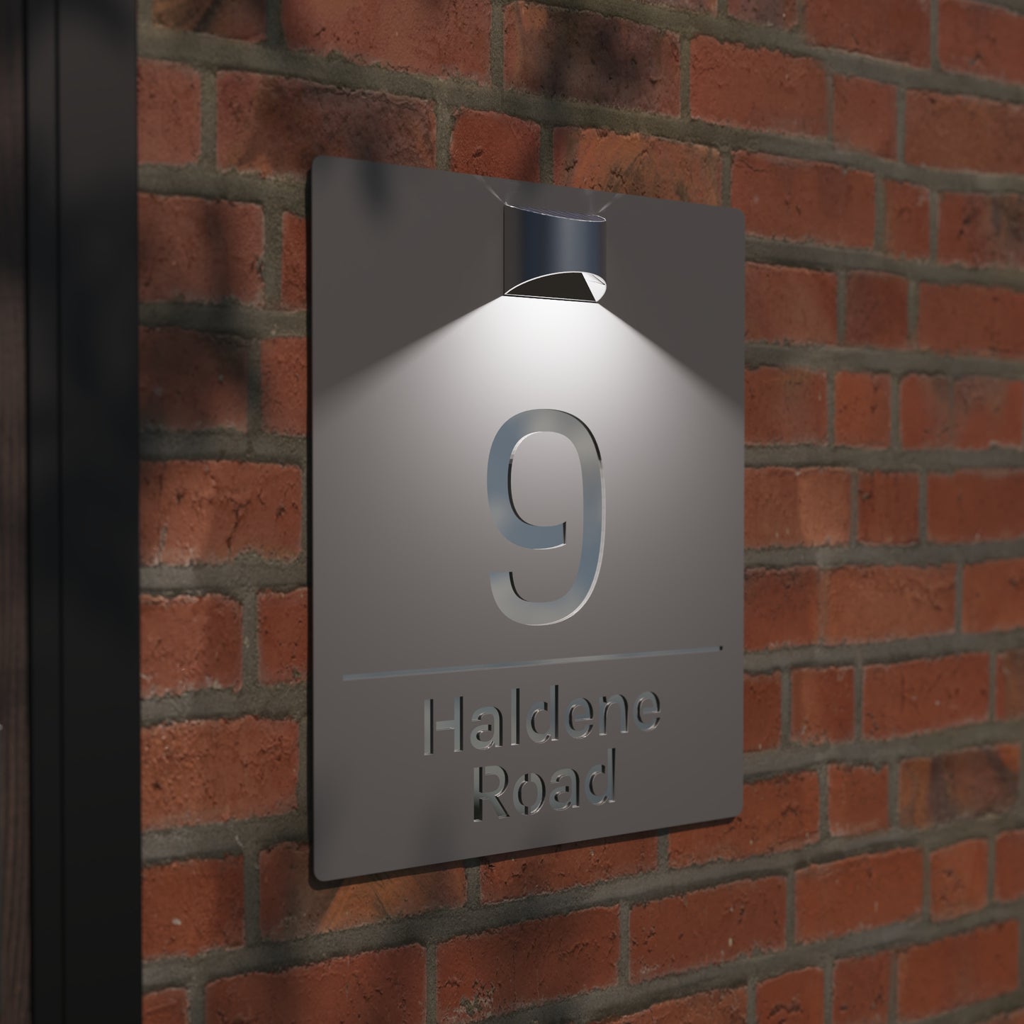 Rome - Acrylic Solar House sign
