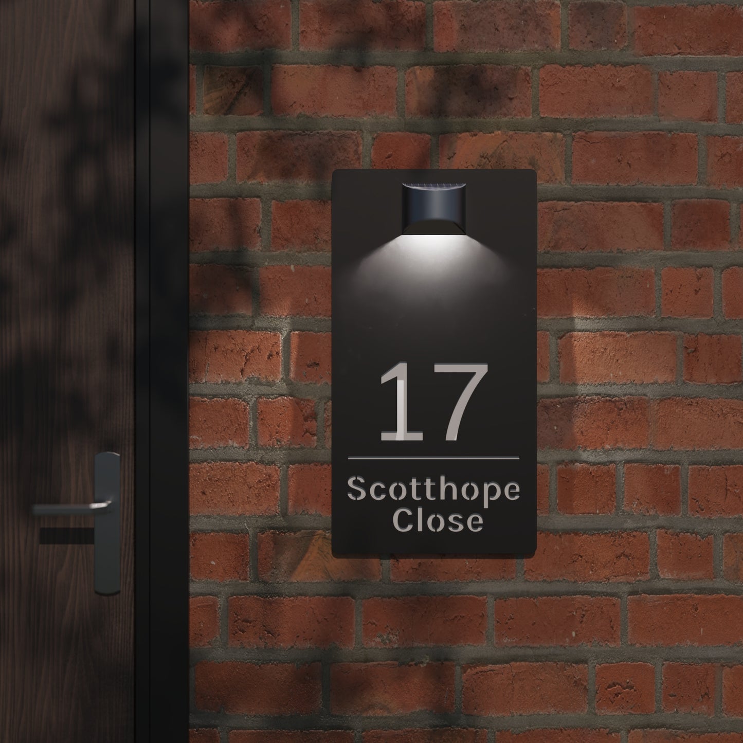 Rome - Acrylic Solar House sign