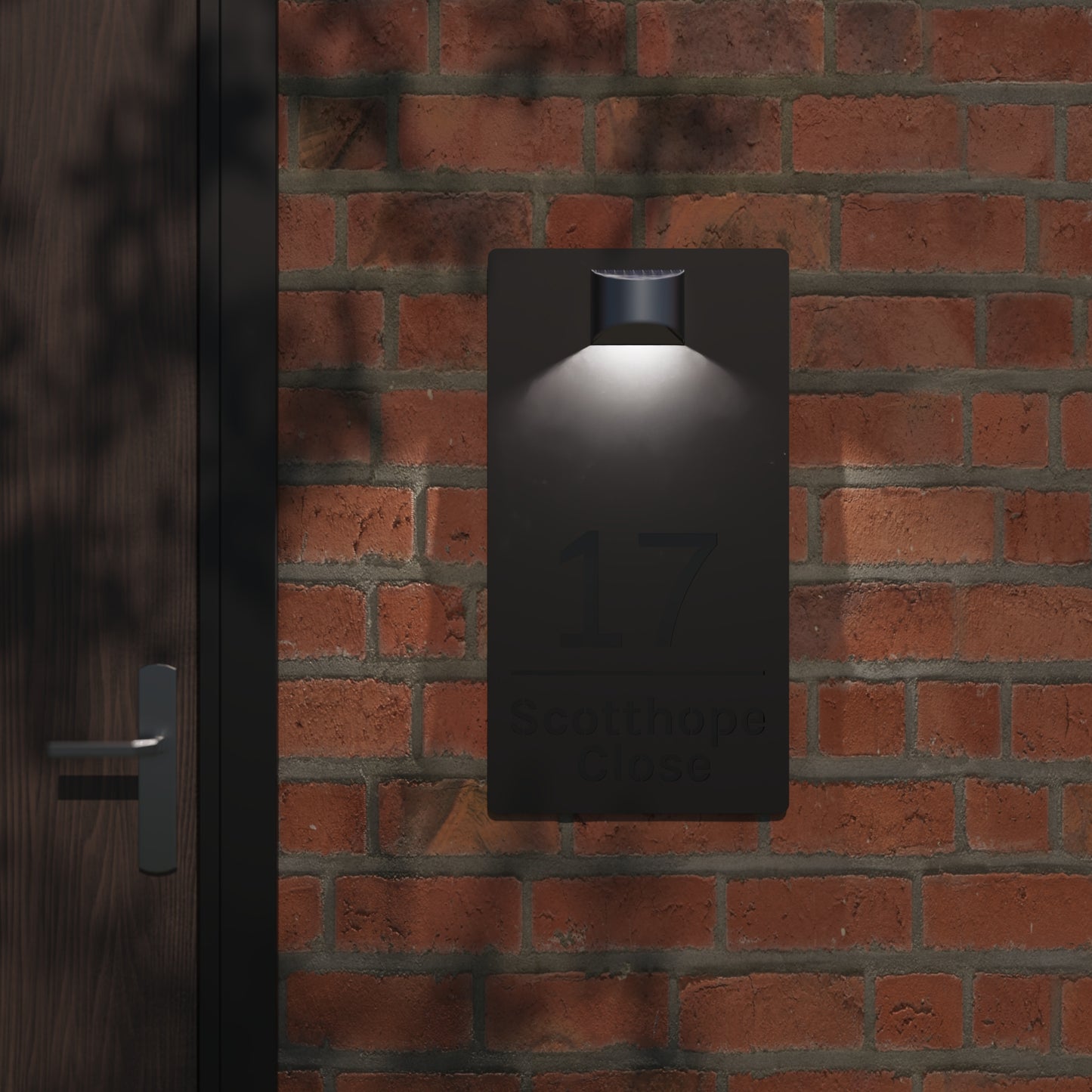 Rome - Acrylic Solar House sign