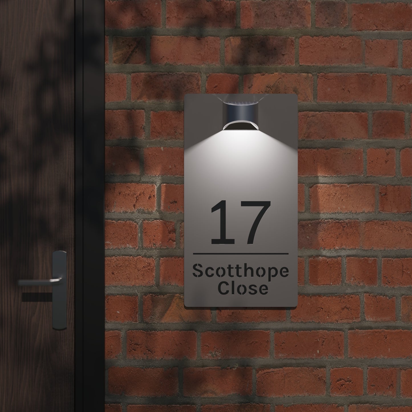 Rome - Acrylic Solar House sign