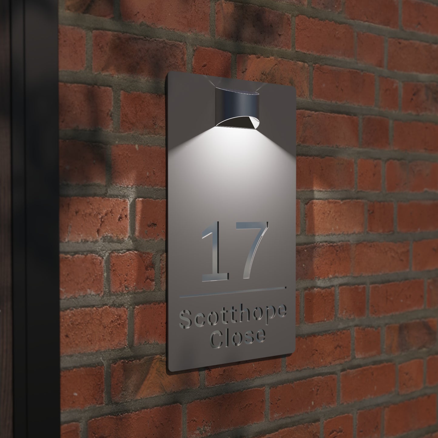 Rome - Acrylic Solar House sign