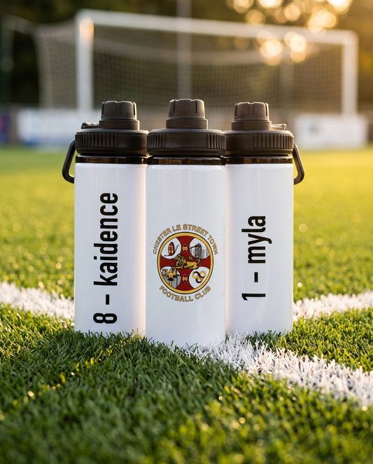 Sports Team Branded Printed 600 ml Aluminium Bottle with Handle