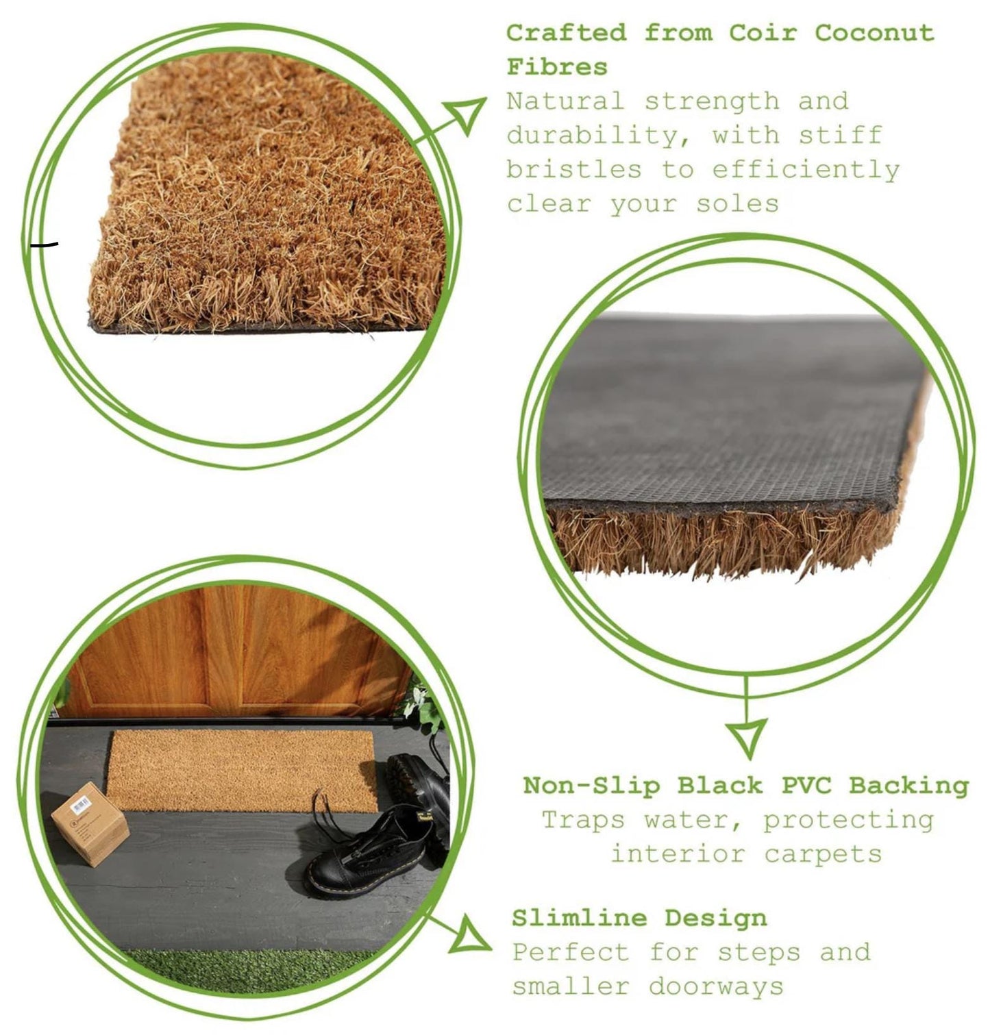 Personalised Xmas Doormat - Coir Doormat - Custom Welcome Door Mat - Housewarming Gift - Coir Doormat - Home Gift - Doormat