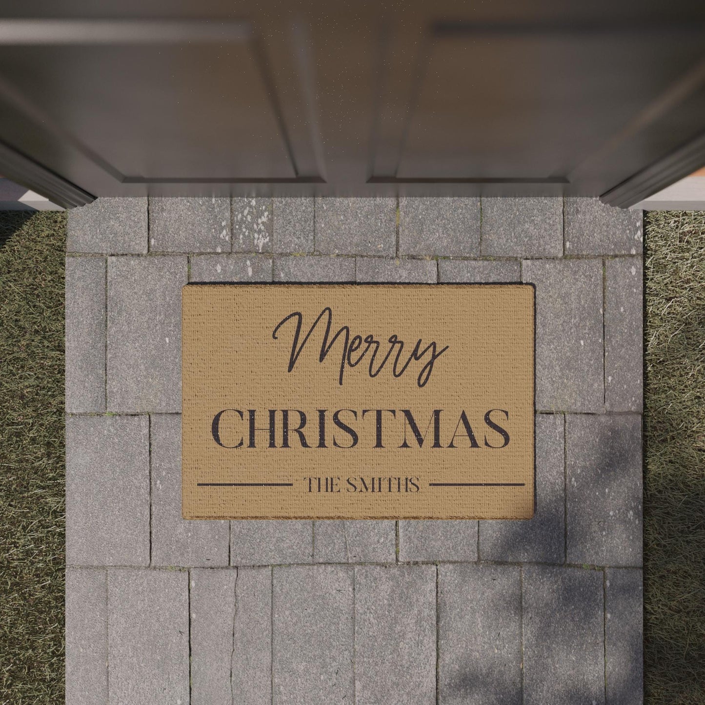 Personalised Xmas Doormat - Coir Doormat - Custom Welcome Door Mat - Housewarming Gift - Coir Doormat - Home Gift - Doormat