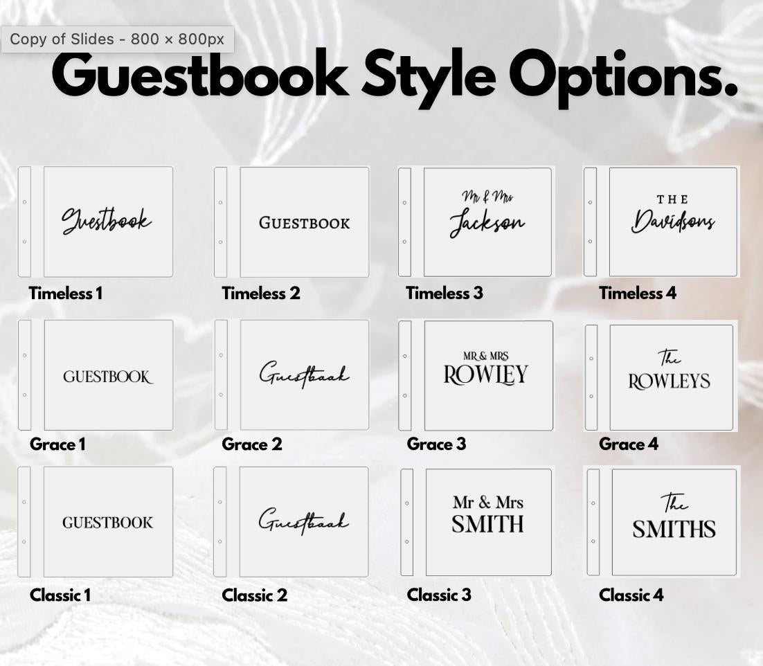 Welcome Sign, Card Box, Guestbook & Signs x2 Package