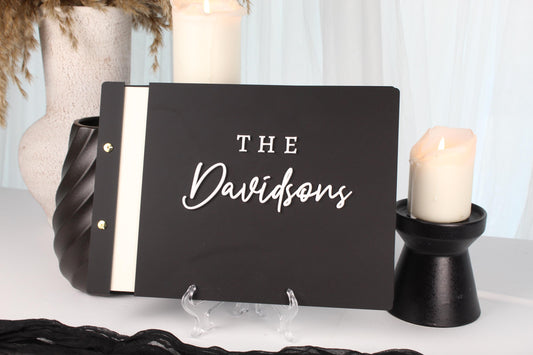 Personalised Acrylic Wedding Guestbook