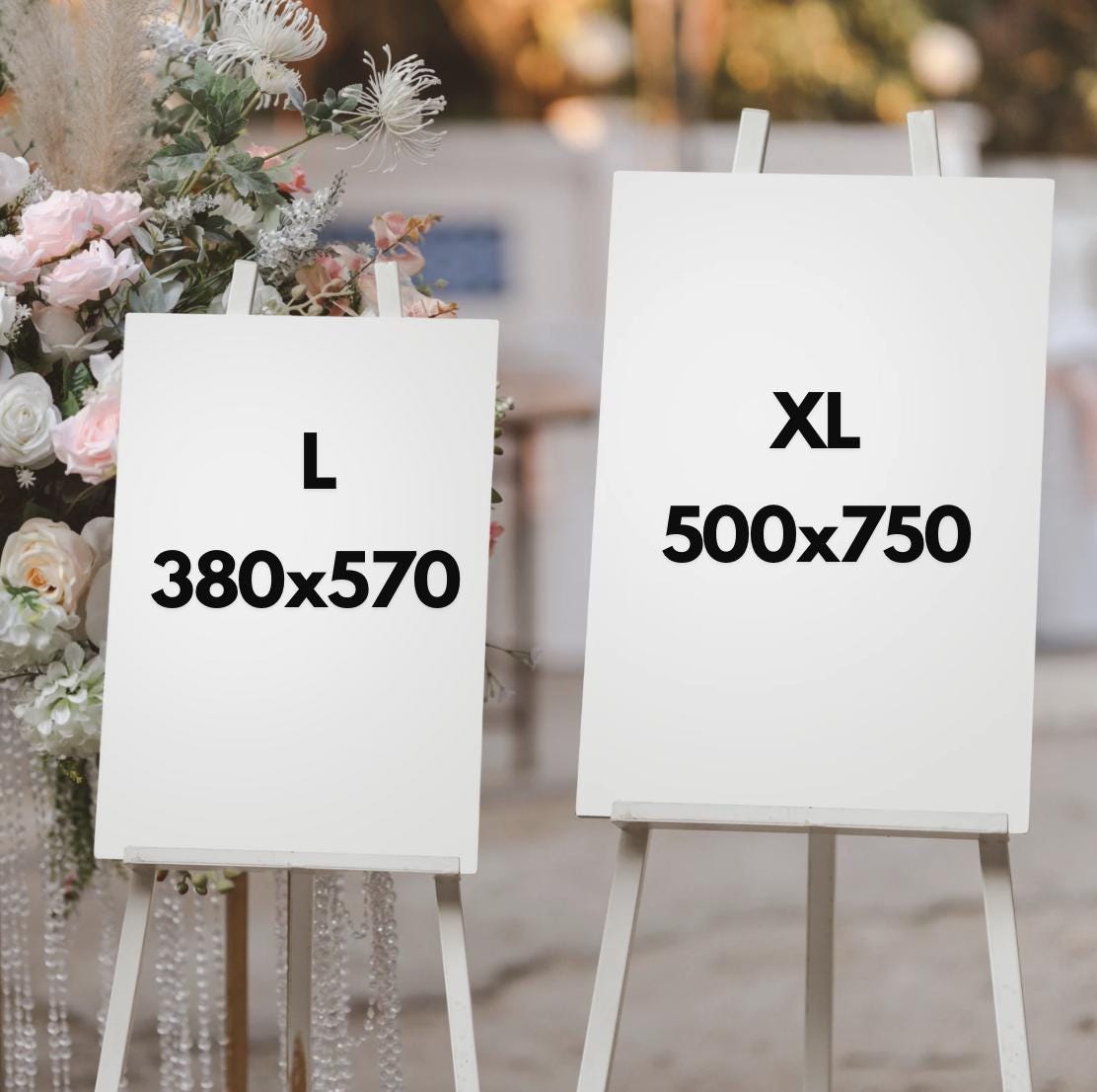 Package Sign Upgrade L to XL
