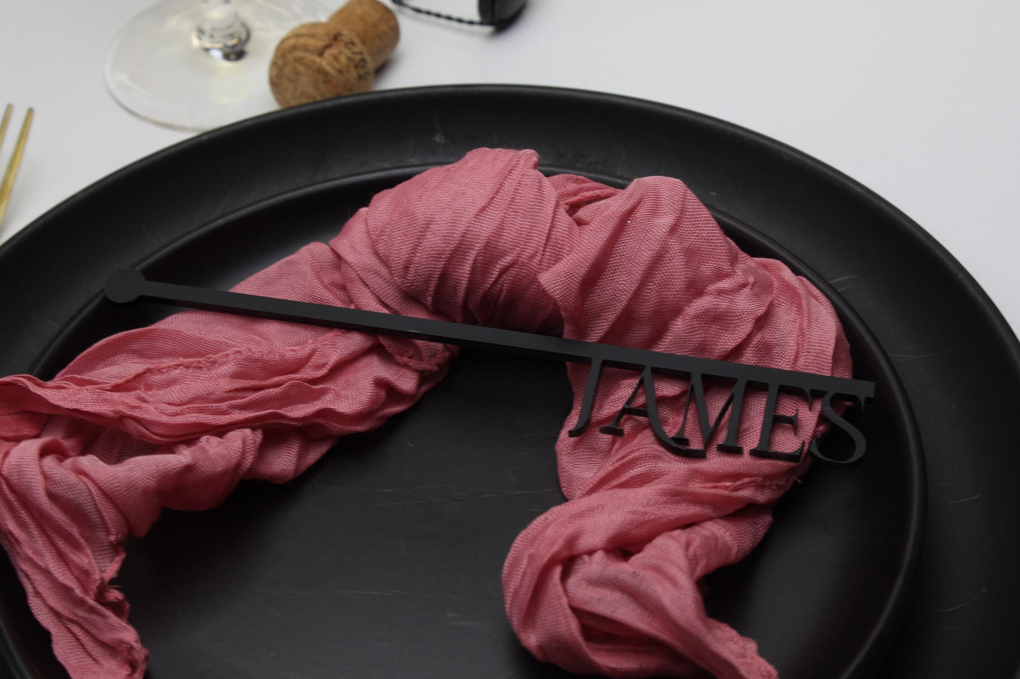 Acrylic Drink Stirrers & Table Place Names