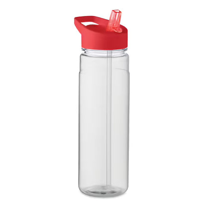 Printed Sports Bottle with Player Name | 650ml Flip Lid Straw Bottle