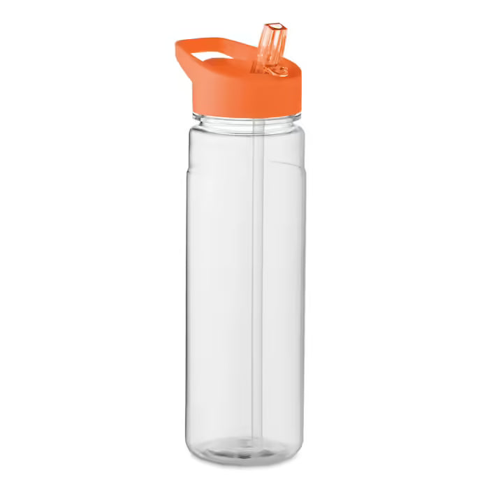 Printed Sports Bottle with Player Name | 650ml Flip Lid Straw Bottle