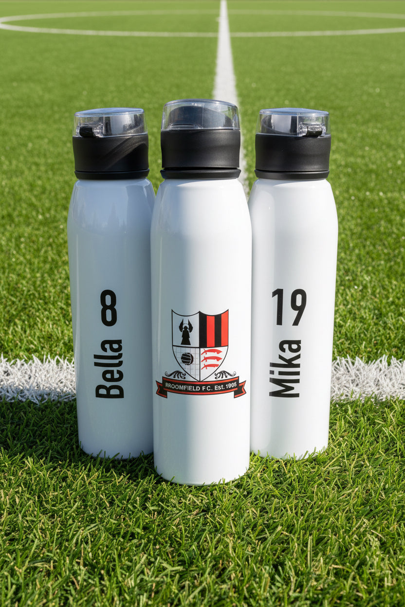 Sports Team Branded Printed 650 ml Aluminium Bottle with Lid