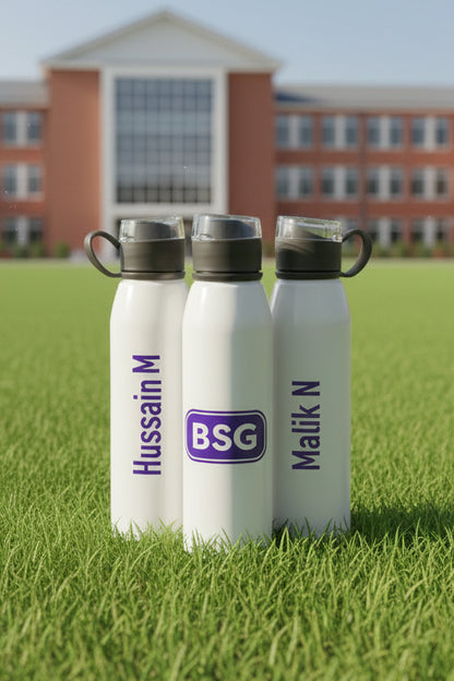 Sports Team Branded Printed 650 ml Aluminium Bottle with Lid