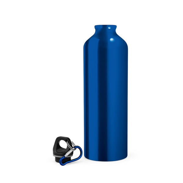 Sports Team Branded Printed 800 ml Aluminium Bottle with Carabiner