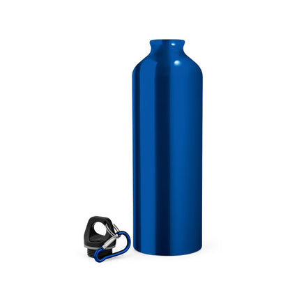 Sports Team Branded Printed 800 ml Aluminium Bottle with Carabiner
