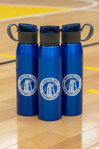 Branded Printed 650 ml Aluminium Bottle with Lid