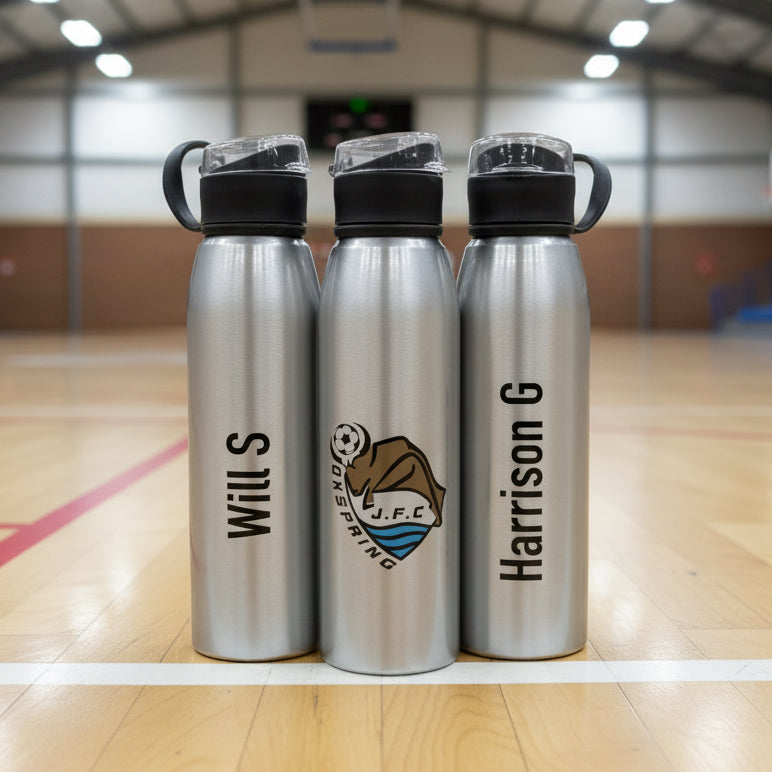 Branded Printed 650 ml Aluminium Bottle with Lid