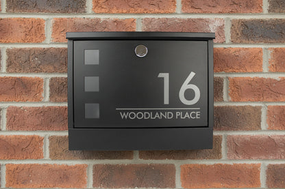 customised mailbox with viewing window