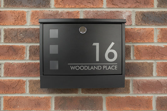 customised mailbox with viewing window