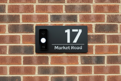 acrylic house name or number sign 