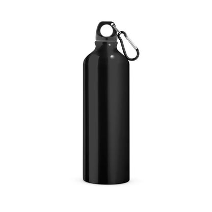Sports Team Branded Printed 800 ml Aluminium Bottle with Carabiner