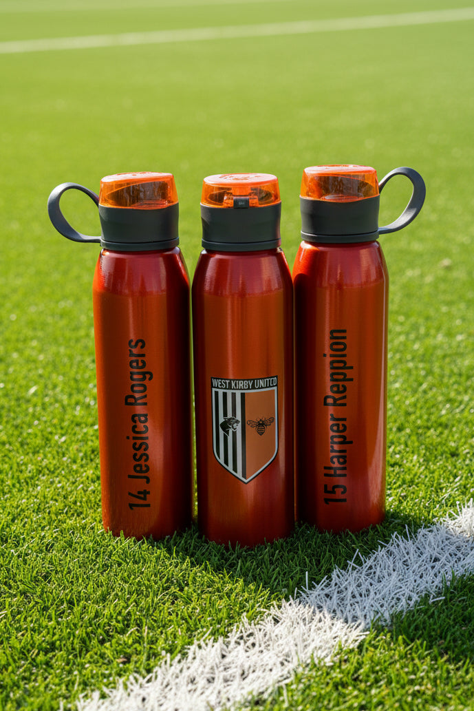 Sports Team Branded Printed 650 ml Aluminium Bottle with Lid