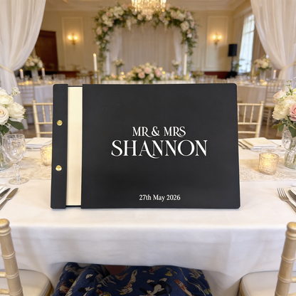 Personalised Acrylic Wedding Guestbook