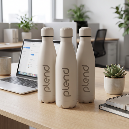 Logo Personalised Double Walled Thermal Water Bottle