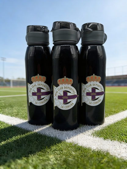 Sports Team Branded Printed 650 ml Aluminium Bottle with Lid