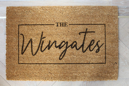 Personalised Doormat