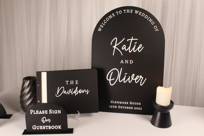 Guestbook & Welcome Sign Package, Pen Included
