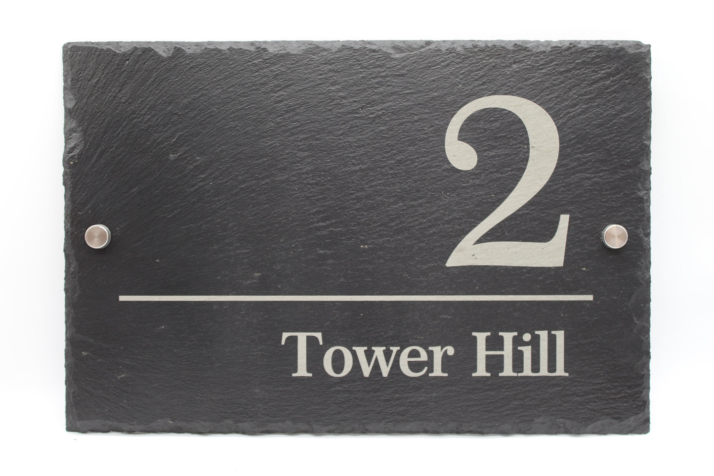 Slate Engraved House Sign - Windermere - Custom Slate