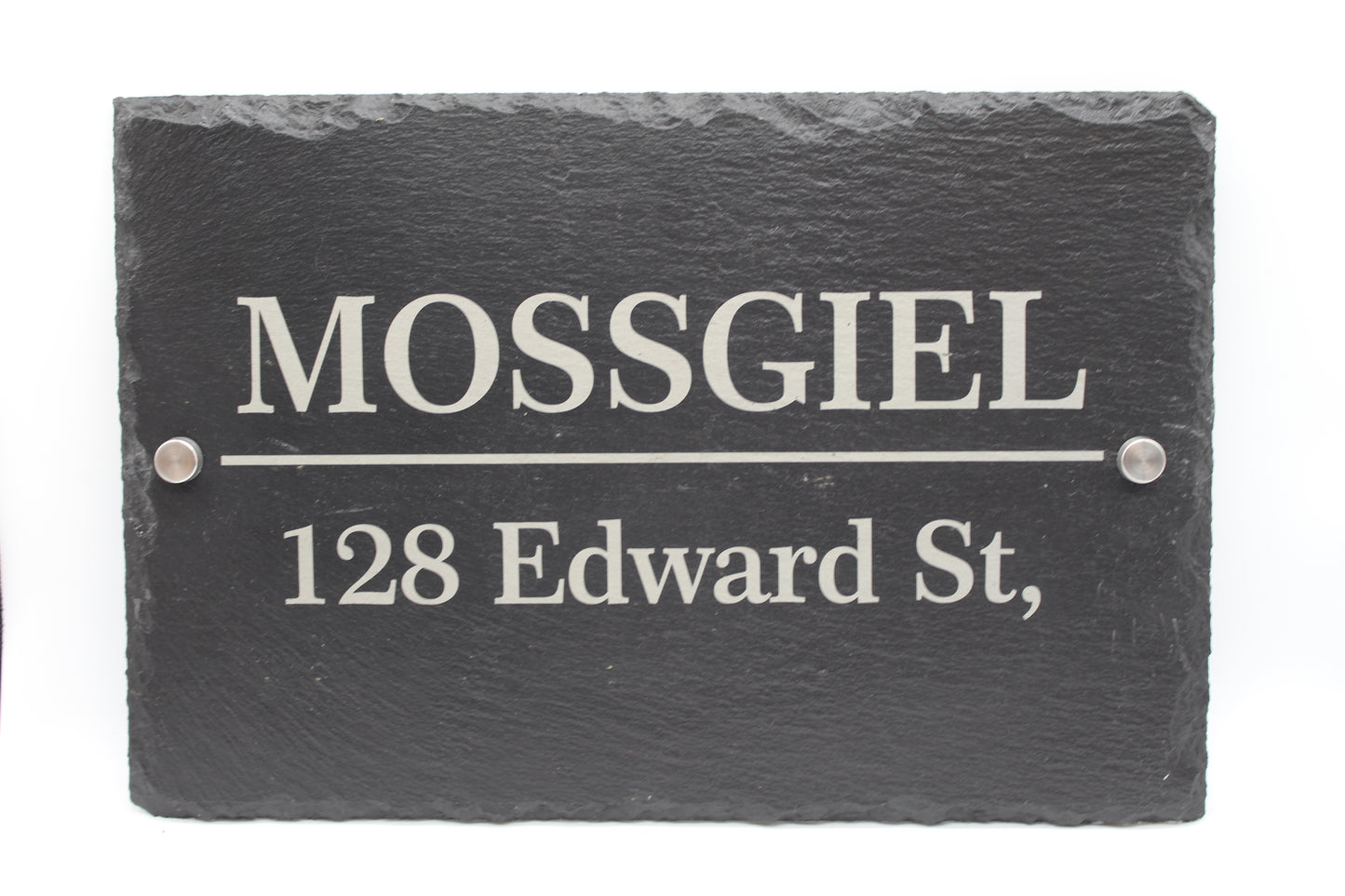 Slate Engraved House Sign - Windermere - Custom Slate