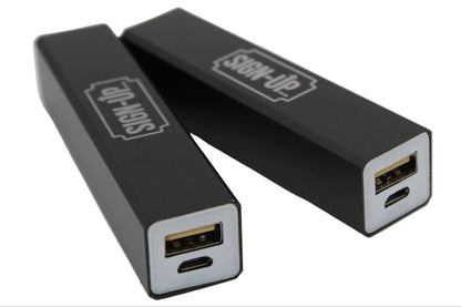 Branded Aluminium Rechargeable Power Bank 2200 mAh