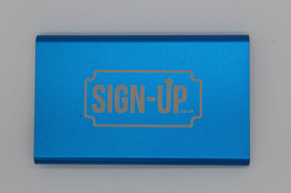 Branded High Power USB-C Slim Rechargeable Power Bank 4000 mAh