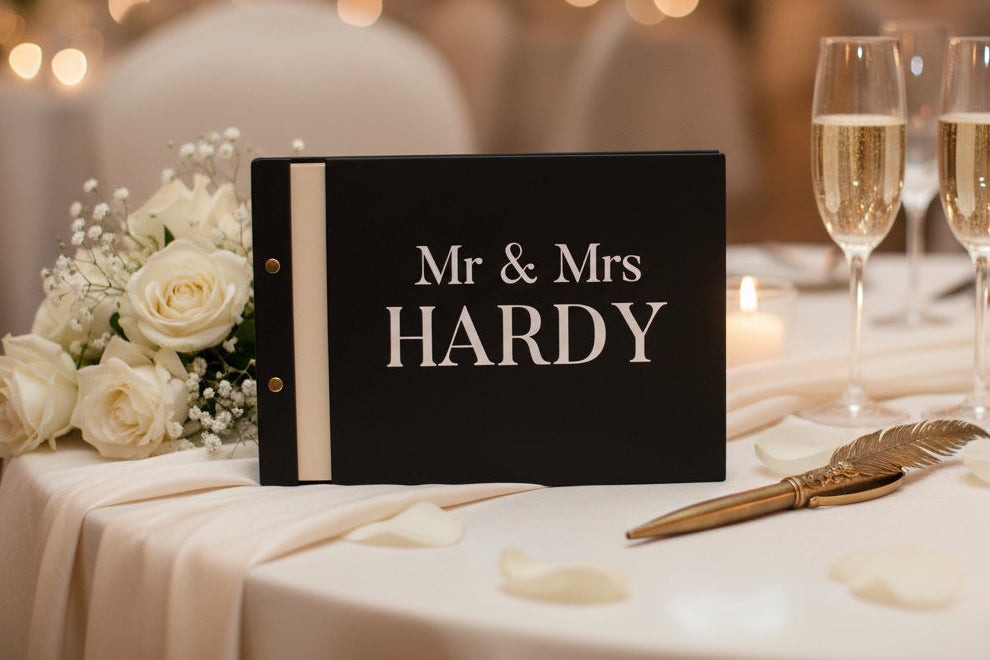 Personalised Acrylic Wedding Guestbook